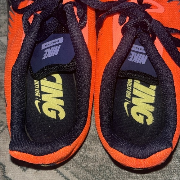 Nike women’s Zoom Rival M 9 Bright Mango spiked running shoes size 7.5 - Picture 5 of 10